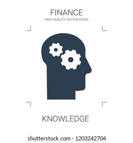 knowledge icon. high quality filled knowledge icon on white background. from finance collection flat trendy vector knowledge symbol. use for web and mobile