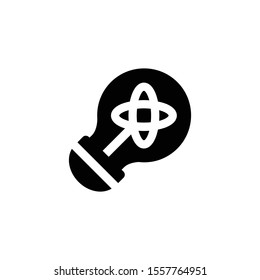 Knowledge Icon , light bulb Logo, Education & School Symbol .