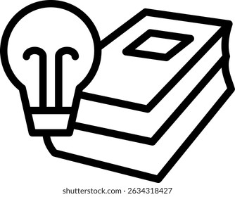 Knowledge Icon Line Vector Illustration