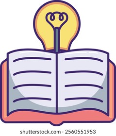 Knowledge Icon - Lineal Color Style - Meritocracy Theme