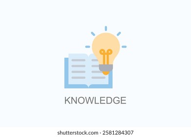 Knowledge Icon Or Logo Isolated Illustration
