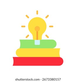 Knowledge Icon Mini Illustration Icon. Use For Modern Concept, Print, Ui, Ux Kit, Web And App Development. Vector Related To Office, Education, Examination And More