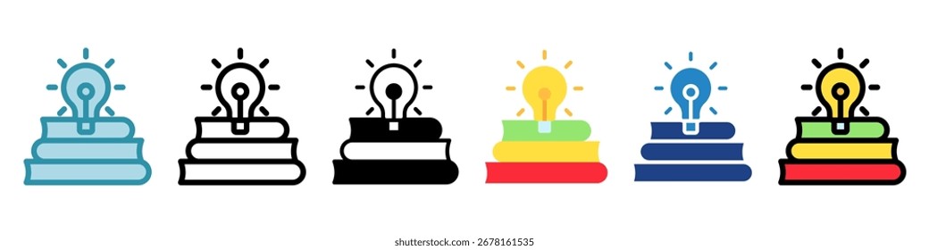 Symbol "Knowledge" Mini-Illustration. Für moderne Konzeption, Print, UI, UX-Kit, Web- und App-Entwicklung. Vektorgrafik mit Bezug zu Büro, Bildung, Prüfung und mehr