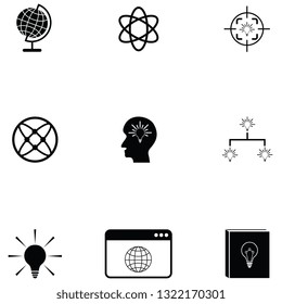 knowledge icon set