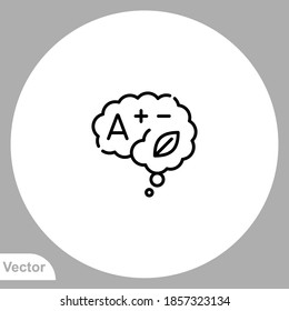 Knowledge icon sign vector,Symbol, logo illustration for web and mobile
