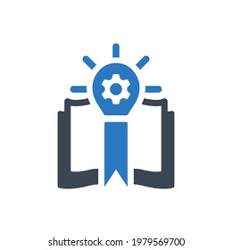 Knowledge icon (Simple vector illustration)
