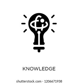 Knowledge icon. Knowledge symbol design from Online learning collection.