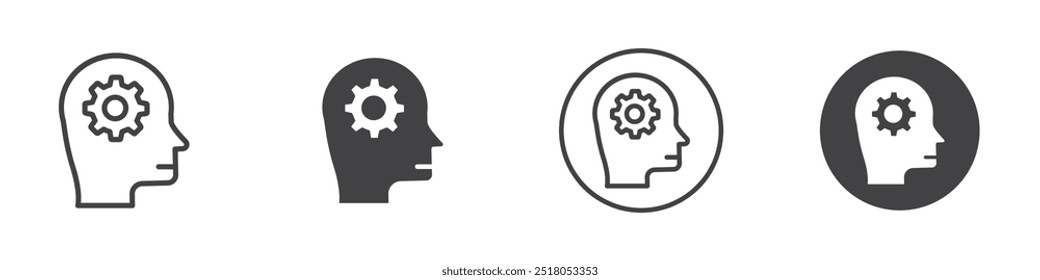Knowledge icon thin line illustration