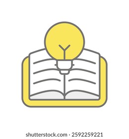 Knowledge icon vector stock illustration