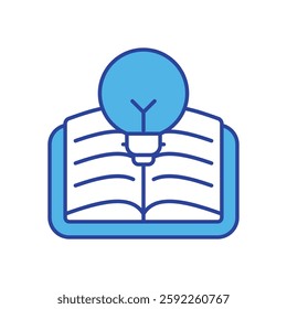 Knowledge icon vector stock illustration