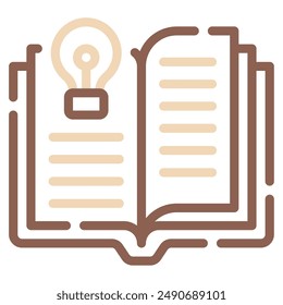 Knowledge icon for web, app, infographic, etc