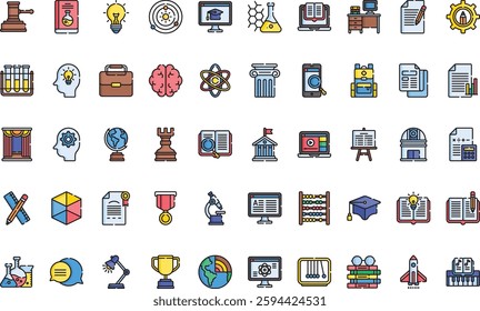 Knowledge icons High-Quality Vector Icons Collection with Editable Stroke. Ideal for Professional and Creative Projects.