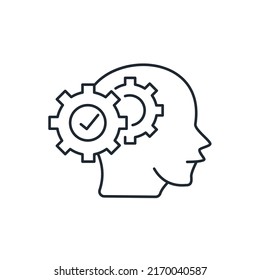 Knowledge icons  symbol vector elements for infographic web