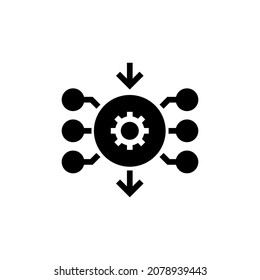 Knowledge Inference icon in vector. Logotype