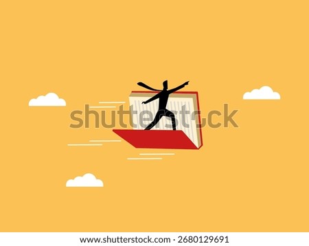  Knowledge leaders, business leaders fly with book