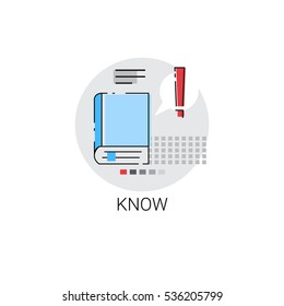 Knowledge Learning Education Icon Vector Illustration
