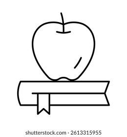 Knowledge Line Icon. Education, E-Learning, School, College, Study, Knowledge Icons Editable Stroke Vector Illustration