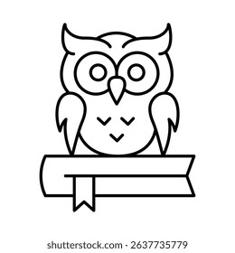 Knowledge Line Icon. E-learning, Education, Teaching, Online Study Icons Editable Stroke Vector Illustration