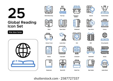 Knowledge and Literature Symbols. Open Book, Pen, and Educational Growth. World Book Day Celebration. Vector Illustration.