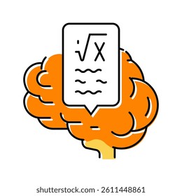 knowledge math science education color icon vector. knowledge math science education sign. isolated symbol illustration