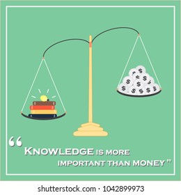 knowledge is more important than money essay