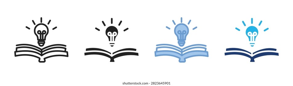Knowledge Outline Icon Vector Illustration