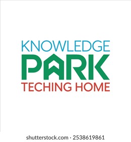Knowledge Park Teaching Home Typography Logo