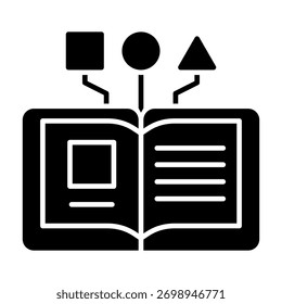 Elemento De Ícone De Representação De Conhecimento Para Design E Vetor