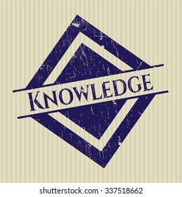 Knowledge rubber grunge seal