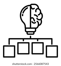 Knowledge Sharing Icon Element For Design