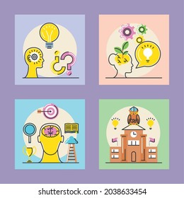 knowledge success education and solution banner
