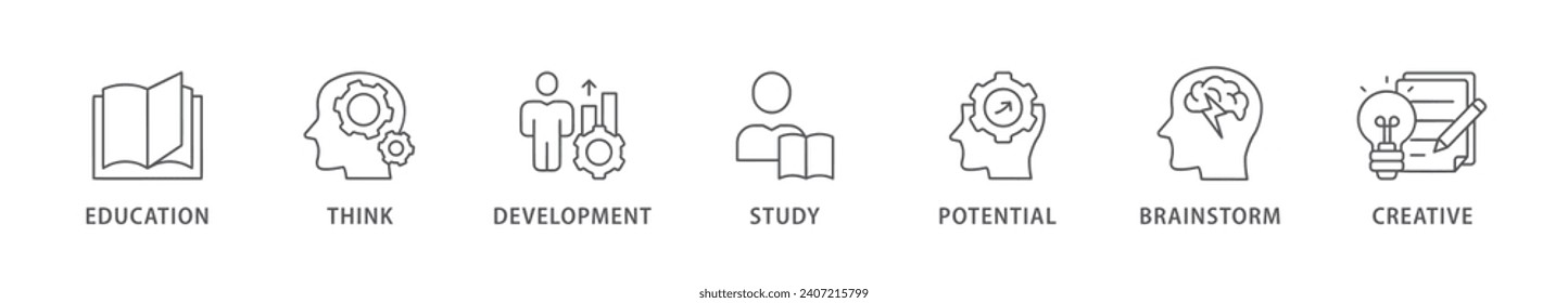 Knowledge transfer banner web icon vector illustration concept with icon of connection, create, information, know-how, skill, organize, data, distribute and sharing