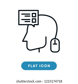 Knowledge vector icon