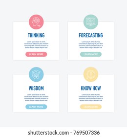 Knowledge and Wisdom Icons