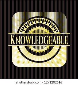 Knowledgeable shiny badge
