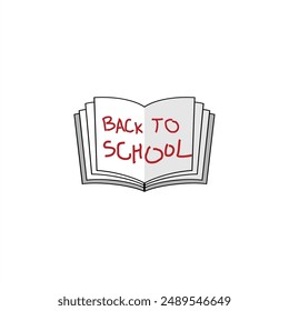 KnowledgeForAll Schulbildung Buch mit zurück zur Schule schreiben