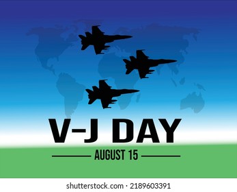 Also known as Victory Over Japan Day, V-J Day is held every year on August 15th in Europe to remember the day Imperial Japan surrendered in WWII