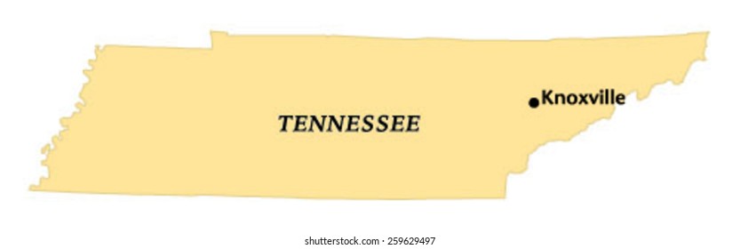 Knoxville, Tennessee Locate Map