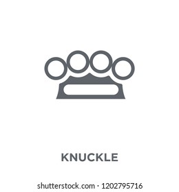 Knuckle icon. Knuckle design concept from Army collection. Simple element vector illustration on white background.