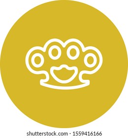  knuckle icon isolated on background
