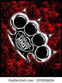 knuckle vector hand drawing,Shirt designs, biker, dj, gentleman, barber and many others.
isolated and easy to edit. Vector Illustration - Vector 