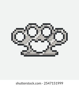 Knöchel Punch Symbol Pixel Art