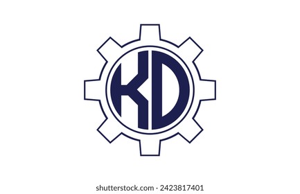 KO initial letter mechanical circle logo design vector template. industrial, engineering, servicing, word mark, letter mark, monogram, construction, business, company, corporate, commercial, geometric
