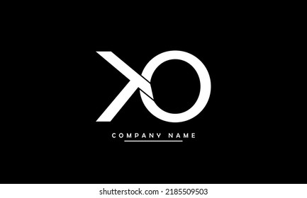 KO, OK Abstract Letters Logo Monogram