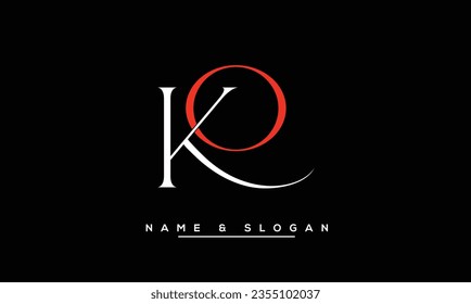 KO, OK  Abstract  Letters  Logo  Monogram