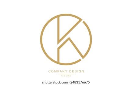 KO, OK Abstract Letters Logo Monogram Design Icon Vector