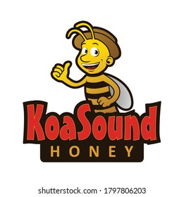Koa Sound honey illustration vector