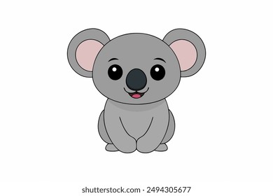 A Koala animal vector illustration