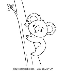 Koala bear icon silhouette vector illustration design on white background.