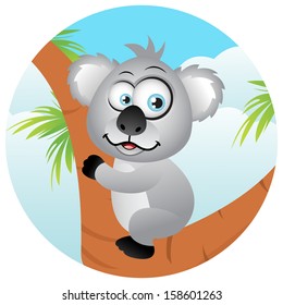 Koala Bear on the Tree